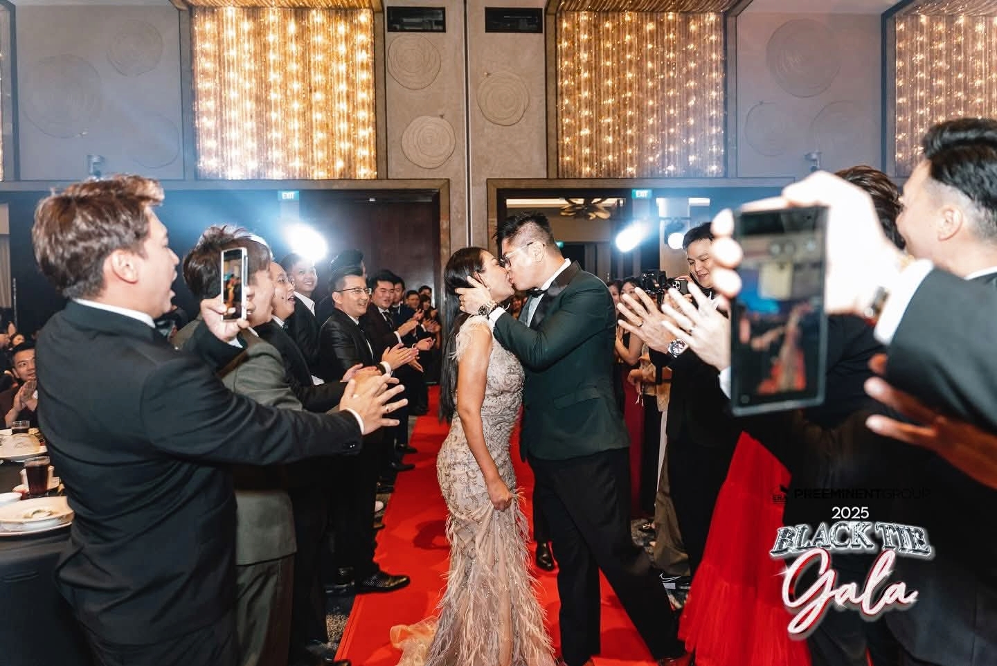 Christopher and Jasmine at the 2025 Black Tie Gala