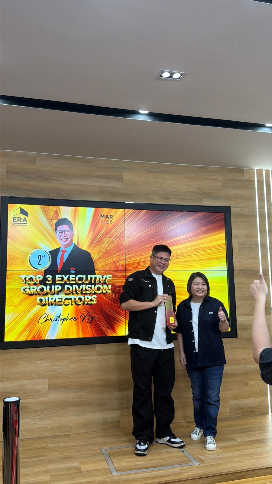 Top 3 Executive Group Director award, March 2026